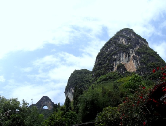 Moon Hill Rock is on the left hand side.  I know it's miniscule compared to the other mountain the picture but it was quite impressive in real life haha.